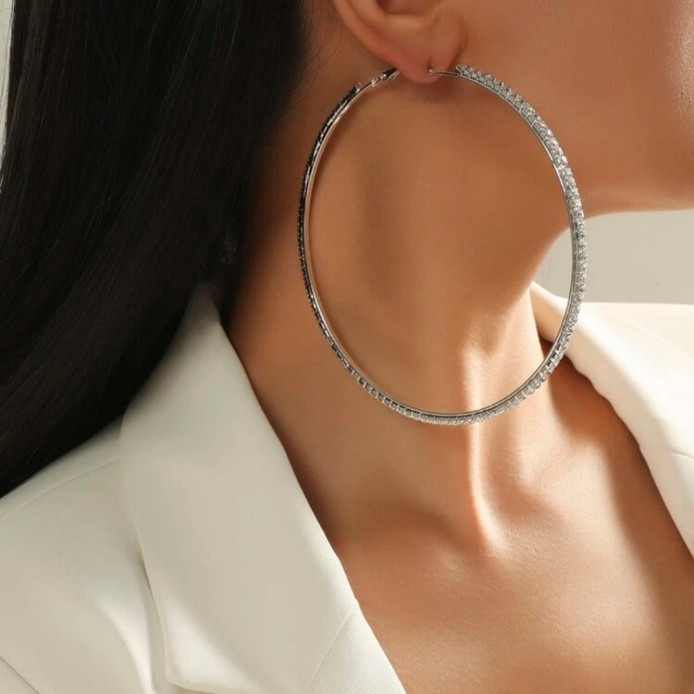 Hoop earrings